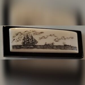 Vintage Nautical Ship Tie Clip
